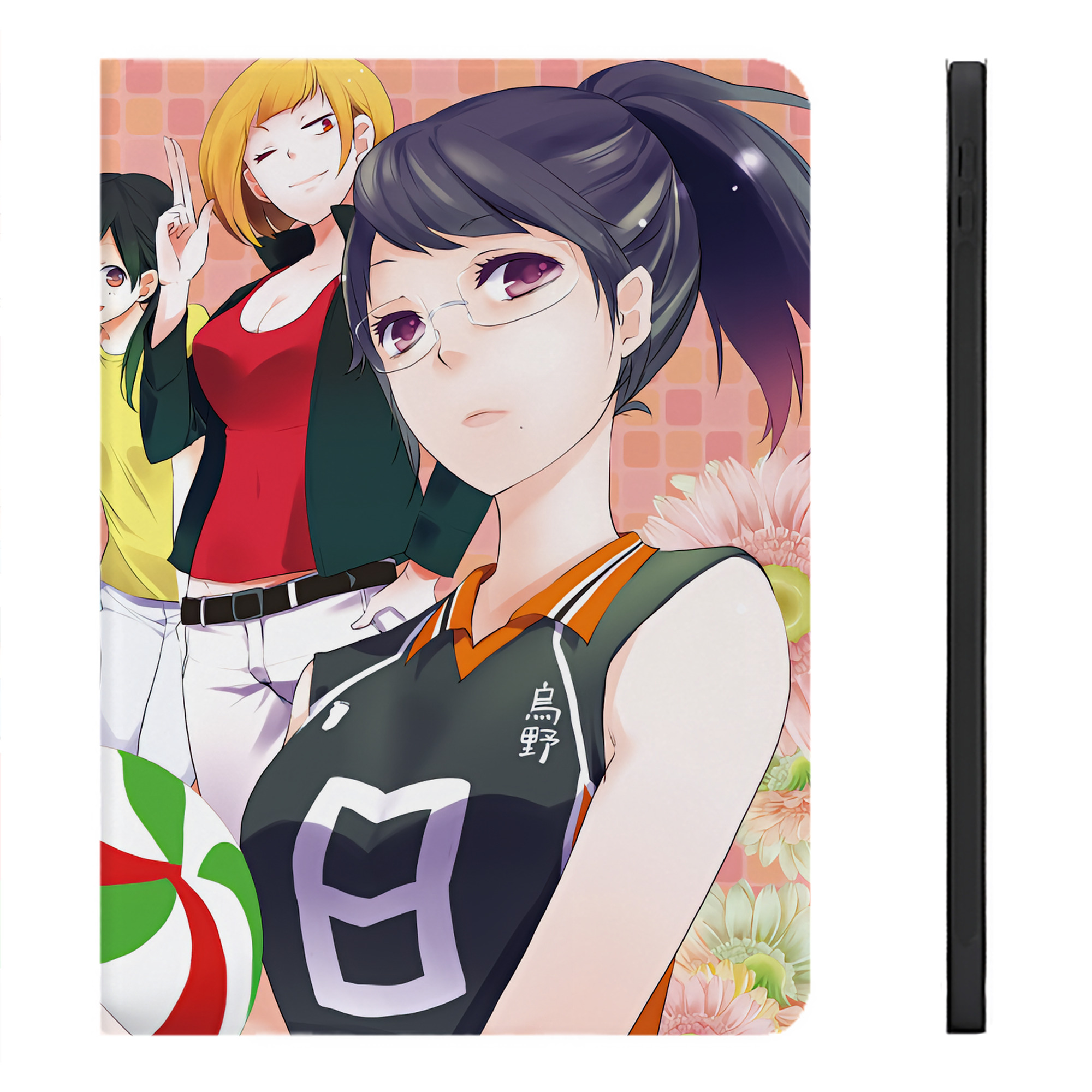 （画像用） ハイキュー!! Haikyu!! IPadケース ペンホルダー付き ブックスタイルデザイン